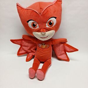 Just Play PJ Masks Red Owlette Stuffed Plush Animal Toy Doll Cartoon Big 20"